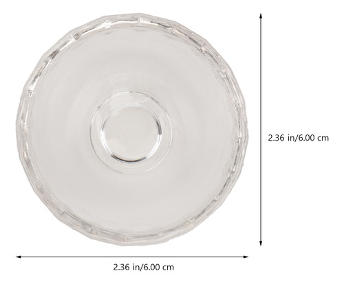 2 Elegantes Cuencos De Cristal Para Suministros, Cuencos De