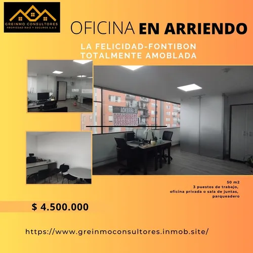Oficina En Arriendo En La Felicidad Fontibon Bogota Colombia