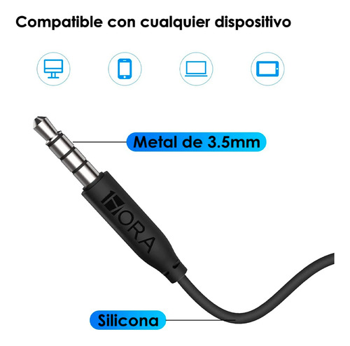 Fone De Ouvido Com Fio 1hora 3.5mm Intra-auricular Preto