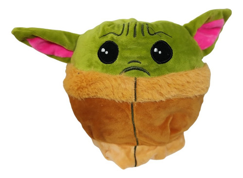 Peluche De Baby Yoda Reversible 15cm De Altura