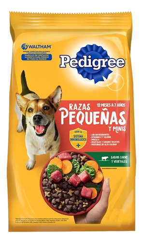 Alimento Pedigree Óptima Digestión Etapa 2 para perro adulto de raza pequeña sabor mix en bolsa de 21kg