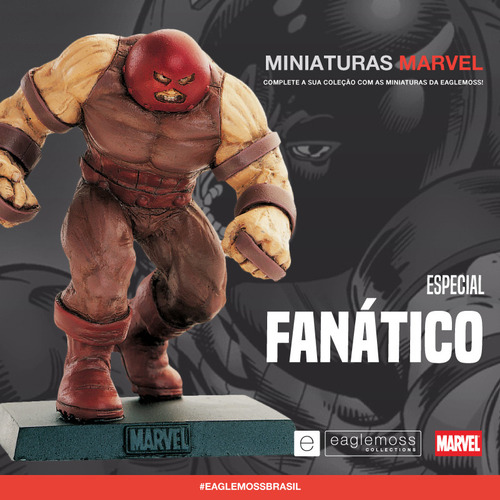 Miniatura Marvel Especial Eaglemoss - Juggernaut (fanático)