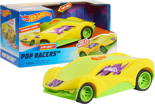 Hot Wheels Grande Original Luces Sonidos Impulso Motorizado