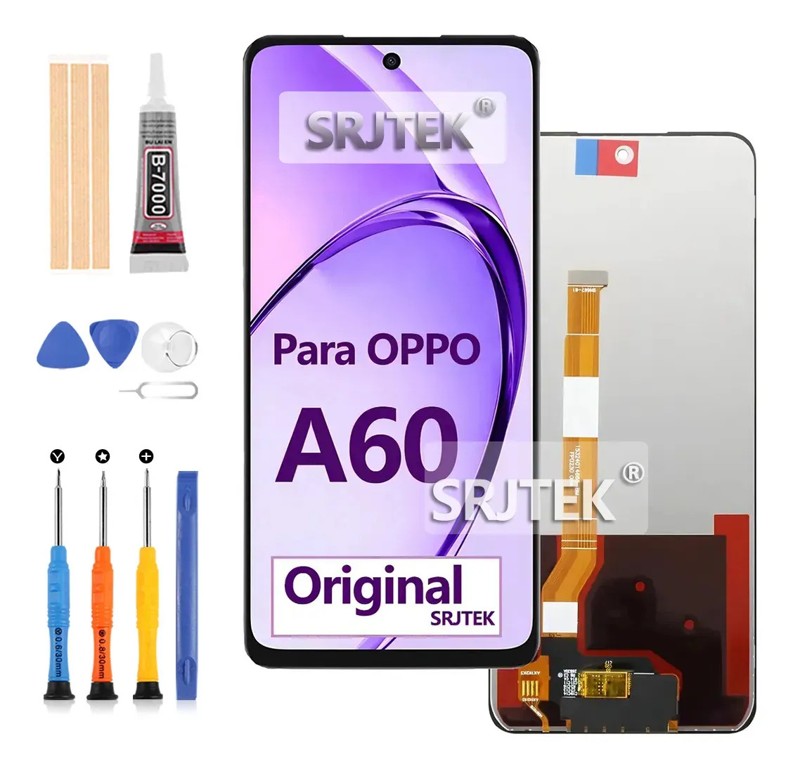 SRJTEK Pantalla Display/Táctil Ori IPS Para Oppo A60 Cph3669