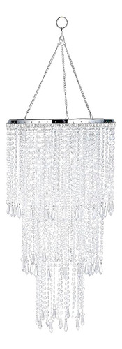 Candelabro Acrílico De 3 Niveles Con Pantalla Brillante