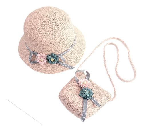 Weeh Conjunto De Bolsa De Sombrero De Verano Para Niñas Somb