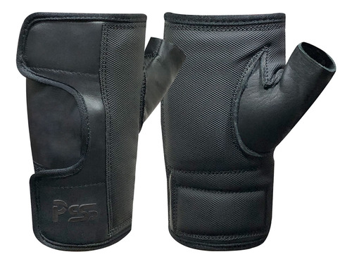 Guantes Para Silla De Ruedas, Piel De Vaca, Sin Dedos, Apert