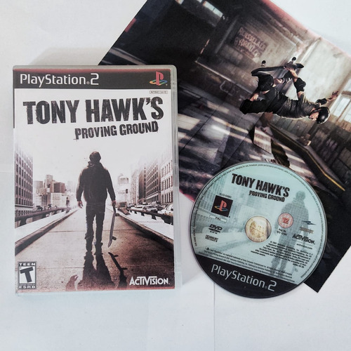 Jogo Tony Hawk Proving Ground Play 2 Com Capa E Poster Ps2