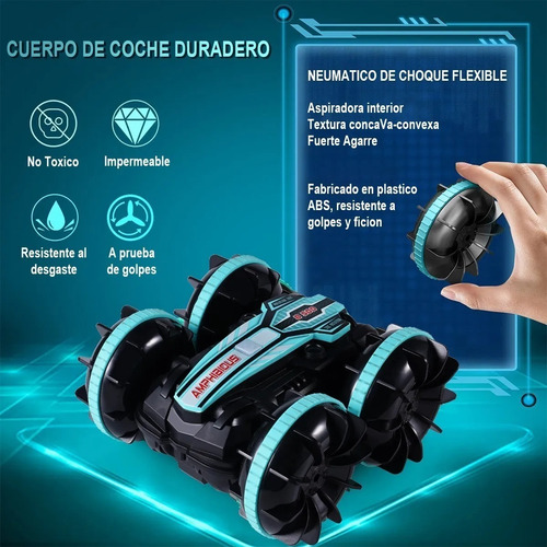 Coche Anfibio Con Conducción Doble Lado Y Rotación De 360°
