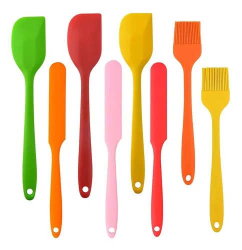 comprar 8pcs Silicona Spátula Set Spátula Resistente Al Calor Crea D