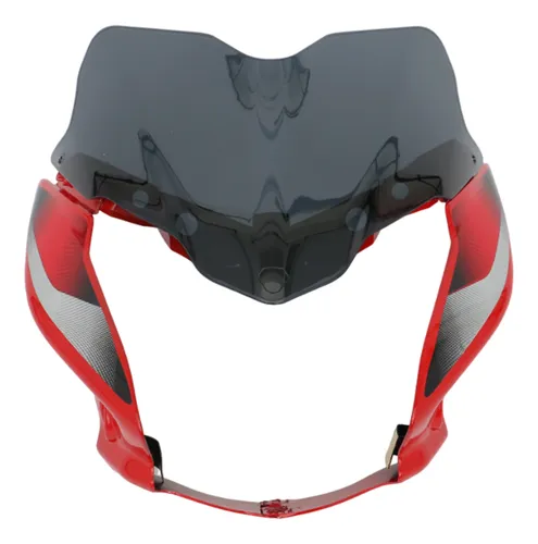 Carenaje De Farola Para Bajaj Discover 125st Rojo Mtc