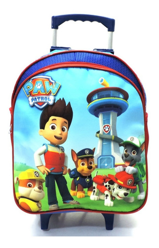 Mochila Patrulha Canina Rodinhas Tam M Paw Patrol Boleto F5