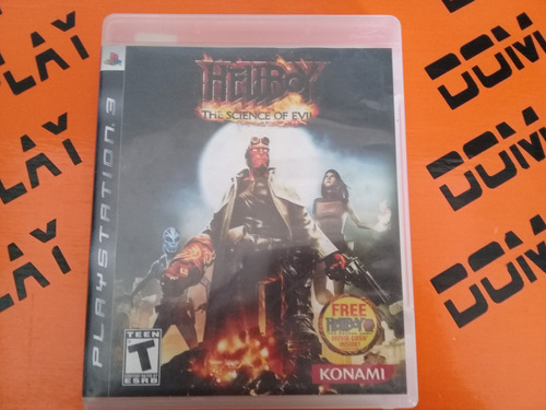 Hellboy: The Science Of Evil Ps3 (detalle Caratula) Físico 