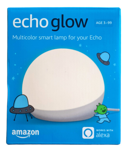 Amazon Echo Glow Lámpara Inteligente Multicolor Niños Alexa