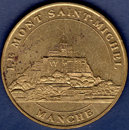 Medalla Monte Saint Michel La Mancha Francia 2003