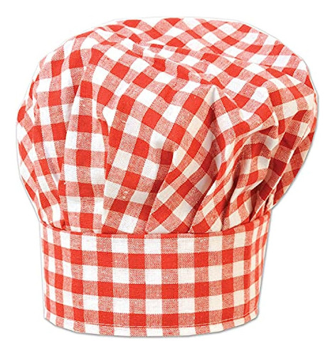 Sombrero De Gingham Fabric Sombrero (rojo) Accesorio De Fies
