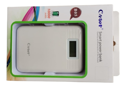 Power Bank Cargador Portatil 10000mah Bateria Externa Blanco