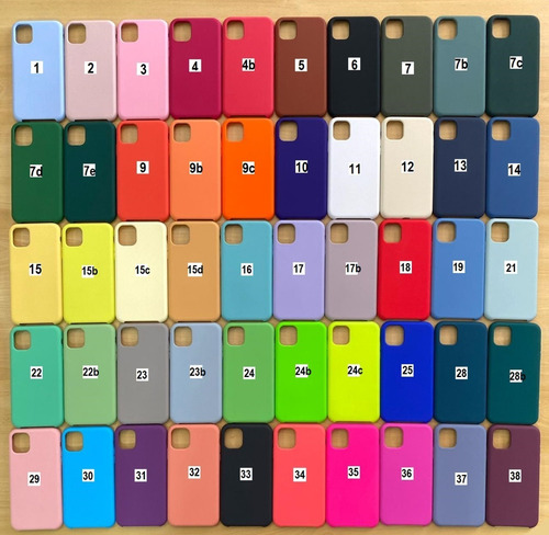 Capa Capinha Silicone Compatível iPhone 11 / 11 Pro / Max