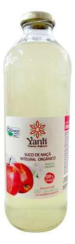 Suco De Maçã Integral Orgânico 1l - Yanti Produtos Orgânicos