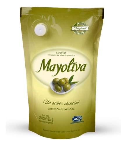 Mayonesa Mayoliva sin TACC en doypack 250 ml