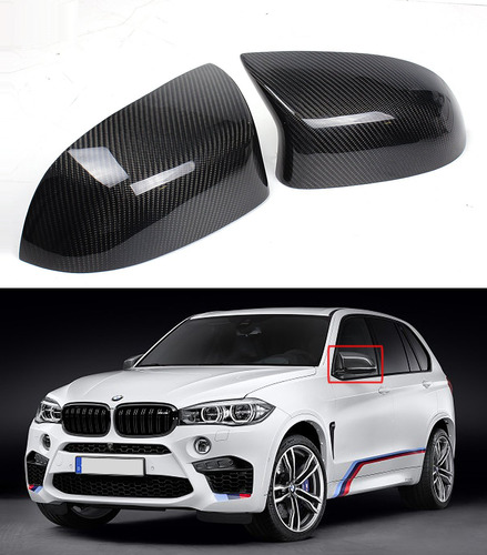 Bmw Fibra Carbono Side Espejo Tapa Overlay Par