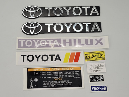 Toyota Hilux Emblemas Y Calcomanías