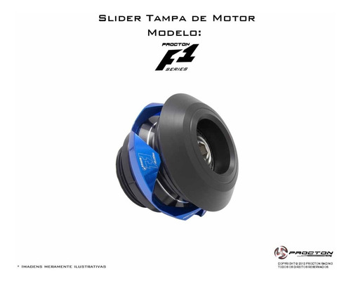 Tampa Do Motor Modelo F1 Procton Cbr 1000rr Fireblade 2018 / 2019