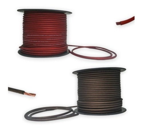 Cable #8 Rojo Para Sonido Plantas Carro