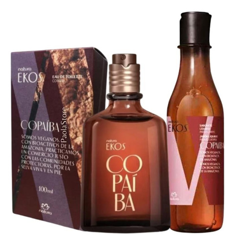 Ekos Copaiba Colonia Hombre 100ml Set Regalos Natura