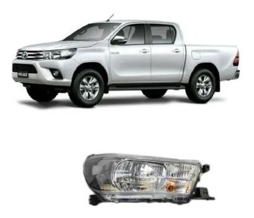 Optica Toyota Hilux 2016/ T/koito Electrica Izquierda