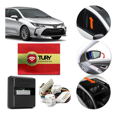Modulo Vidro Corolla Altis 2020 Em Diante Com Teto E Cross