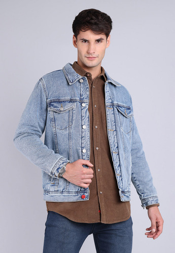 Chaqueta Denim Con Sherpa Hombre Soviet Sjkh702de