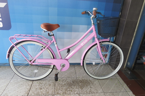 Bicicleta Dama Citybike Modelo Rio/ Rodado 26 X 1.75/canasto