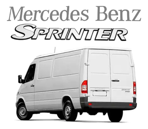 Kit Adesivo Emblema Para Mercedes Benz Sprinter 13499