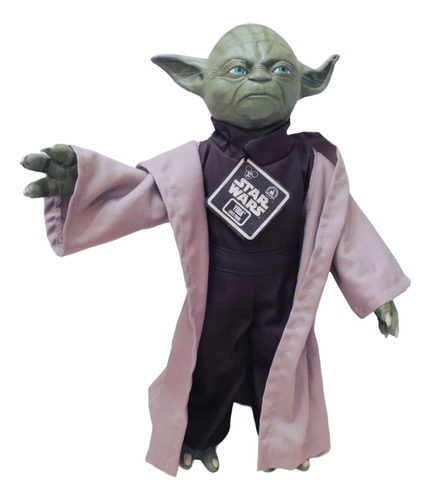 Disney Parks Star Wars Figura De Yoda Ropa Real De 50 Cm!!!