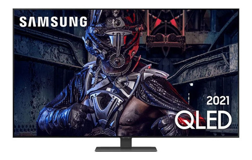 Imagem 1 de 7 de Smart Tv Samsung 55  Qled 4k Q80a Modo Game Visual Sem Cabos