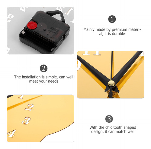 Reloj De Pared Con Forma De Diente Para Interiores, Funciona