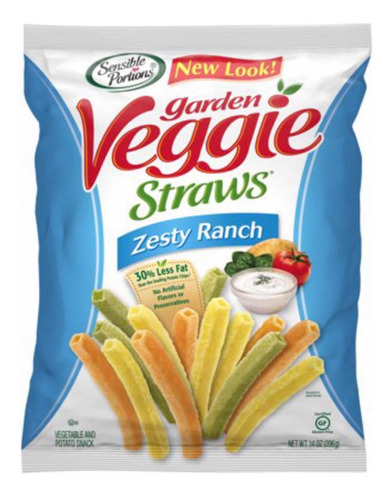 Garden Veggie Zesty Ranch Snack Saludable 396 G