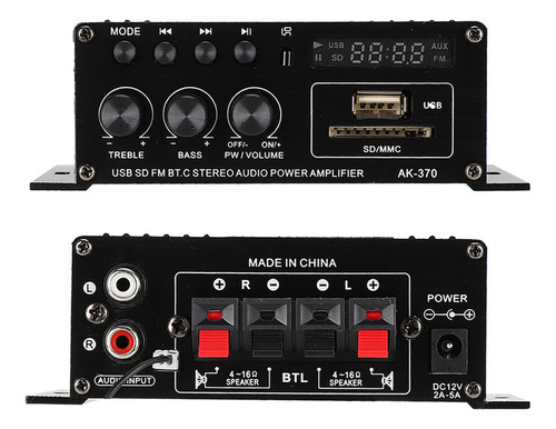 Amplificador De Potencia Hifi De Aleación De Aluminio Domést