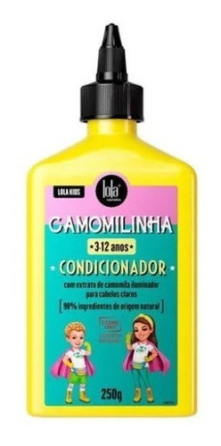 Imagem 1 de 1 de Camomilinha Lola Kids Condicionador 250g- Idade *3-12 Anos*