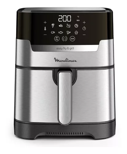 Moulinex Easy Fry & Grill es una freidora digital que ofrece hasta 160  recetas gratis mediante la aplicación móvil de la marca.