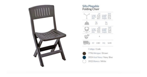 Imagen 4 de 4 de Set De Mesa Plegable Y 2 Sillas