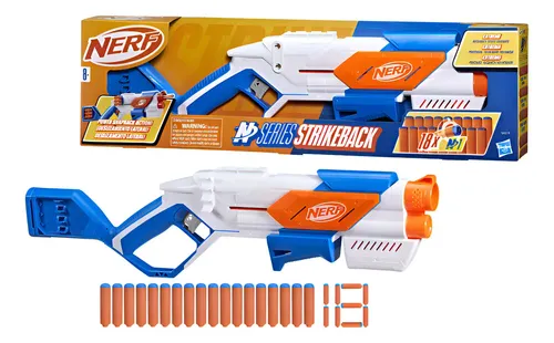 Lançador Nerf N Series Strikeback - Hasbro G0219 Colorido