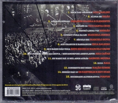 Imagem 2 de 2 de Cd Baú Do Raul 25 Anos Sem Raul Seixas Ed. 2015 Lacrado