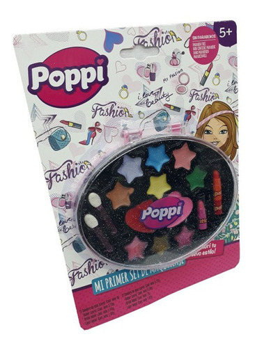 Set De Maquillaje Mini Poppi Juguete Nena Pinturitas Cara C