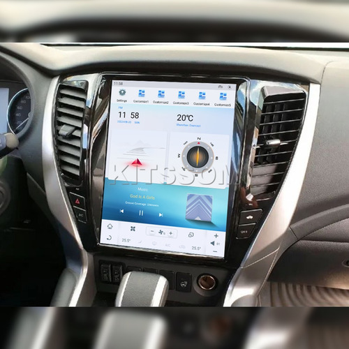 Multimídia Pajero Sport 2020 2021 2022 2023 2024 V2 Tesla 12