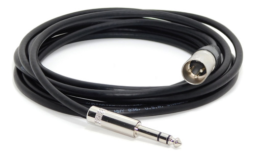 Canon Xlr Macho A Plug 6,5 Macho Estereo  X 1mts Audio Pipe