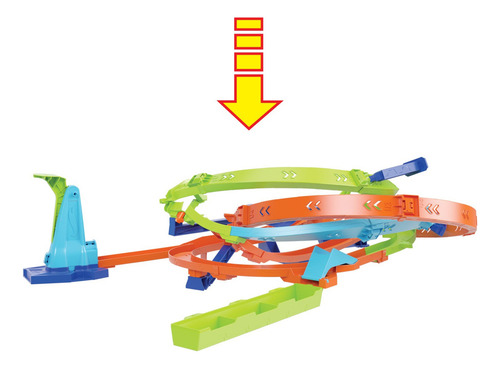 Hot Wheels Action Pista De Juguete Desafío Extremo Color Multicolor