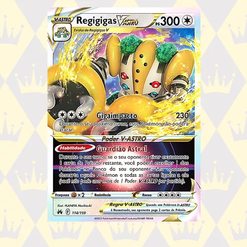 Carta Pokémon Regigigas V Astro Realeza Absoluta Original