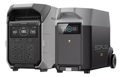 Kit Generador Ecoflow Delta Pro 3 7600wh + Batería Delta Pro